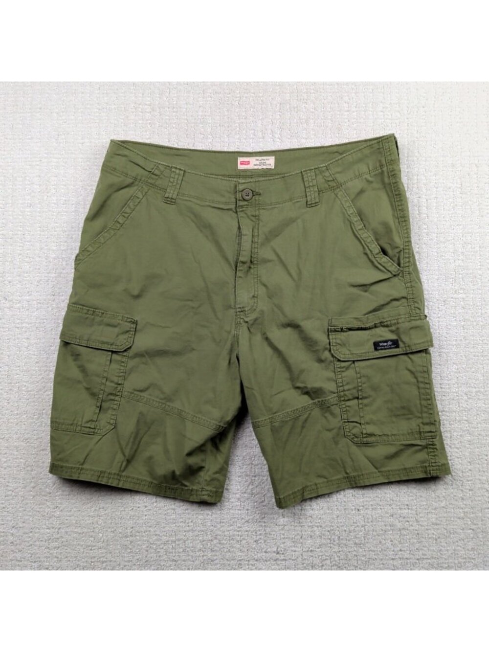 Wrangler Shorts 38 Cargo Ranger Relaxed Fit Ripstop Workwear Green Techwear Gorp